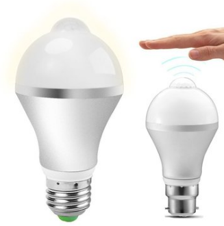 E27 Motion Sensor LED Light Lamp Bulb