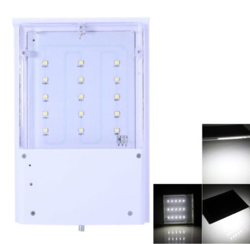 Solar Powered Outdoor LED Panel Wall Lamp