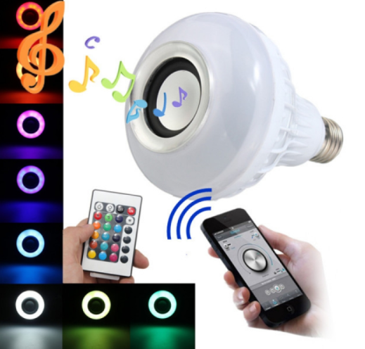 E27 RGB Bluetooth Speaker LED Bulb