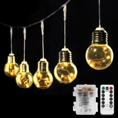 G45 Warm White Battery Powered LED Globe String Starry Lights