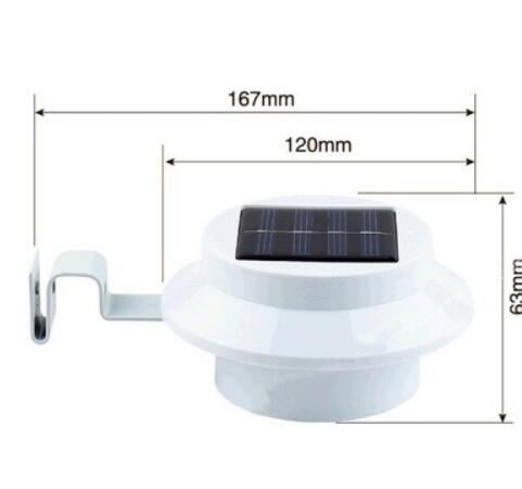 Solar Powered Outdoor LED Fence Light