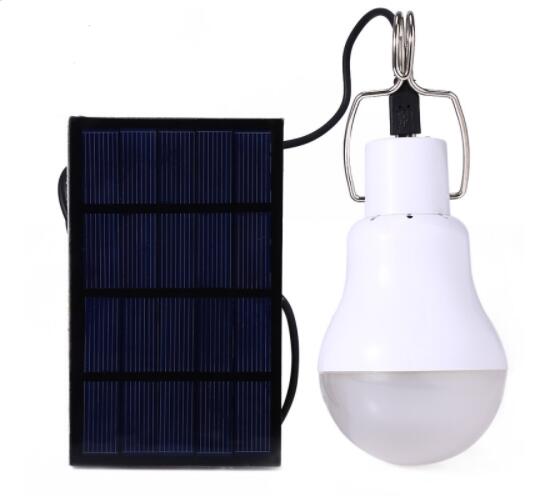 Outdoor Portable Solar Power LED Bulb