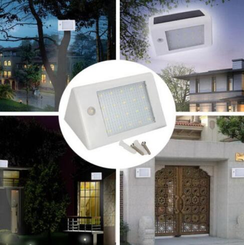 Solar PIR Infrared Induction Superbright LED Garden Wall Light