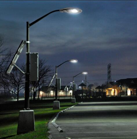 LED street lights apply for energy-saving certification notice