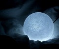 Unique design, artificial LED moon lights