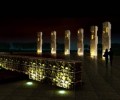 Outdoor led landscape lighting lit up Moon Bay Park last night.