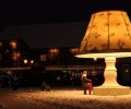 The biggest outdoor led landscape lighting in Switzerland