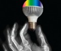 rgb led light controller and white led