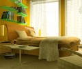 The soft led light source priciple for bedroom