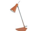 Illumine 1-Light LED Desk Lamp Orange And Chrome Finish