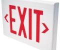 Dual-Lite LXURWE LED Red Emergency Exit Sign - Battery Included