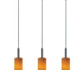 ET2 E94053 Contemporary / Modern Three Light Down Lighting LED Cylinder Island / Billiard Fixture from the Carte Collection