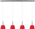 ET2 E94114 Contemporary / Modern Four Light Down Lighting LED Island / Billiard Fixture from the Carte Collection