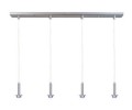 ET2 ES94104 Contemporary / Modern Four Light Island / Billiard LED Frame from the Carte Collection
