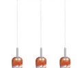 ET2 E94183 Contemporary / Modern Three Light Down Lighting LED Island / Billiard Fixture from the Carte Collection