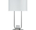 Cal Lighting BO-2321TB Tenso 2 Light Table Lamp with 3-Way Switch and LED Night Light