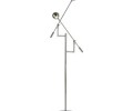 Trend Lighting TF3640 Polished Stainless Steel Floor Lamp from the Panorama Collection