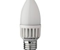 Lithonia Lighting ALCND 250L FSG DIM M60 5 Watt LED Candle A-Lamp 250 Lumens with E12 Base