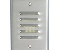 Progress Lighting P6828 Everlume 5W Energy Efficient Three-LED Louvered Step Light with Integral Transformer in Vertical Configuration