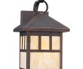 Sea Gull Lighting 80508S LED One Light Outdoor Wall Lantern from the Prairie Statement Collection