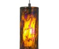 LBL Lighting Abbey Amber-Purple LED Monorail 1 Light Track Pendant
