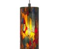 LBL Lighting Abbey Blue-Amber-Red LED 2-Circuit Rail 1 Light Track Pendant