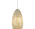 LBL Lighting Banja Ivory Opaque LED Monorail 1 Light Track Pendant
