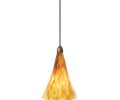 LBL Lighting Belle Amber LED Monorail 1 Light Track Pendant