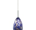 LBL Lighting Caroline Blue LED Fusion Jack 1 Light Track Pendant