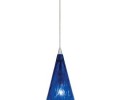 LBL Lighting Cone II Blue Monorail 1 Light Track Pendant