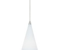 LBL Lighting Cone III Opal LED Fusion Jack 1 Light Track Pendant