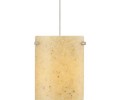 LBL Lighting Flurry Oatmeal LED Monorail 1 Light Track Pendant