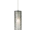 LBL Lighting Mini Rock Candy C LED Smoke 6W 2-Circuit Rail 1 Light Mini Pendant