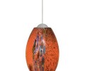 LBL Lighting Mini-Monty Red 2-Circuit Rail 1 Light Track Pendant