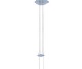 ET2 E23051-09 1 Light Adjustable Height Mini Pendant from the Saucer Collection - Bulb Included