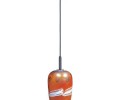 ET2 E94081 Contemporary / Modern Single Light Down Lighting LED Pendant from the Carte Collection