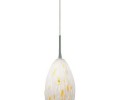 LBL Lighting Caroline Opal LED Monopoint 1 Light Track Pendant