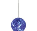 LBL Lighting Paperweight Blue Monopoint 1 Light Track Pendant