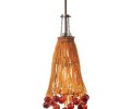 LBL Lighting Marmo Amber 1 Light Track Pendant