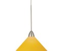 WAC Lighting MP-LED512-AM LED Jill Monopoint Pendant with Amber Glass - Canopy Included