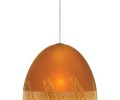 LBL Lighting Mojave Amber LED Monopoint 1 Light Track Pendant