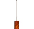 Besa Lighting RXL-4404-BR Single Light LED Pendant with Bronze Metal Finish from the Stilo 7 Collection