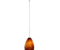 Besa Lighting XL-1713-SN Single Light LED Pendant with Satin Nickel Metal Finish from the Pera 6 Collection