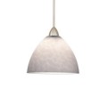 WAC Lighting MP-LED541-WT LED Monopoint Faberge Pendant with White Glass - Canopy Included