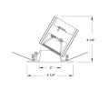 WAC Lighting HR-2LED-T309F-C 2 Inch LED Adjustable Angle Recessed Trim Light from the Tesla Collection