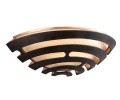 Corbett Lighting 138-11 Contemporary / Modern 8 Light Hand Crafted Iron Low Voltage LED Wall Sconce with Patterned Metal Shade from the Tango Collection