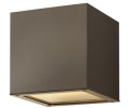 Hinkley Lighting 1767-LED Contemporary / Modern Two Light LED Outdoor Wall Washer Sconce from the Kube Collection