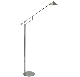 Trend Lighting TF2333 Polished Stainless Steel Floor Lamp from the Slant Collection