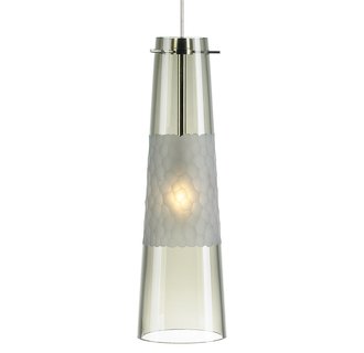 LBL Lighting Bonn LED Smoke 6W Fusion Jack 1 Light Mini Pendant