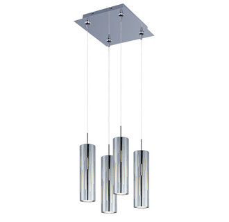ET2 E94751 Scope 4 Light Frosted Shade LED Foyer Pendant